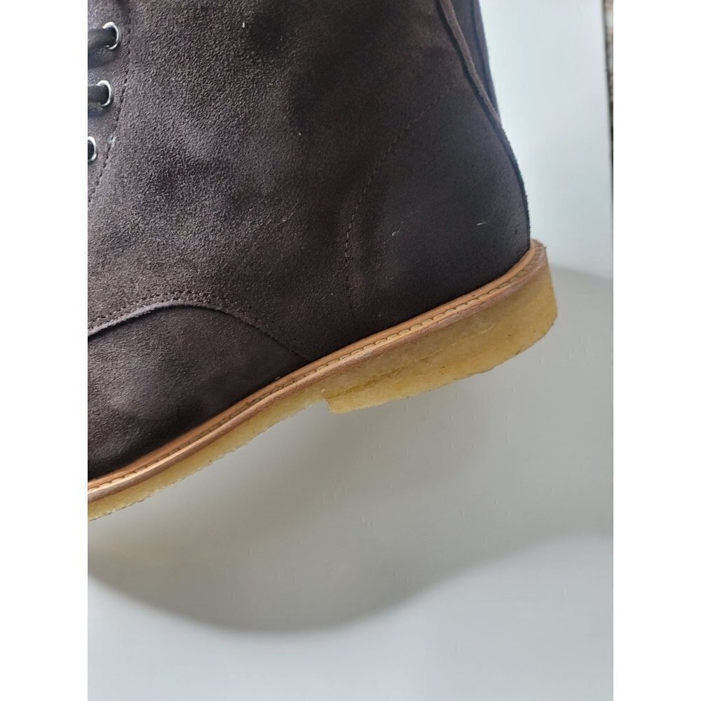 New Mens Blackstone Bitter Chocolate Boots High Top Suede Round Toe  SZ 47 - Picture 8 of 9